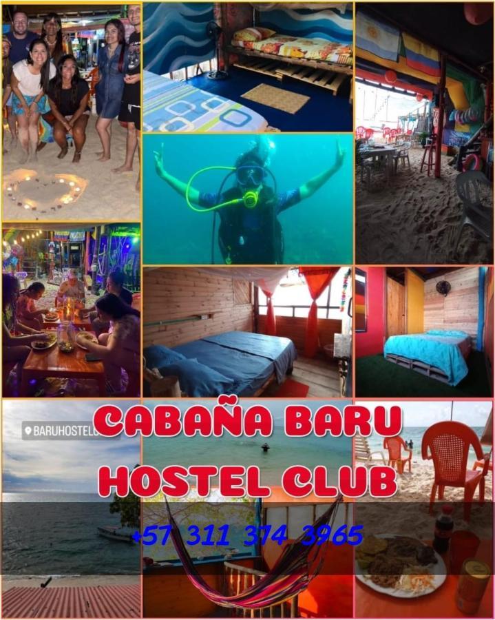 A Orilla Del Mar En Baru Hostel Cartagena Buitenkant foto